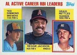 1984 Topps      713     Reggie Jackson/Ted Simmons/Graig Nettles LL